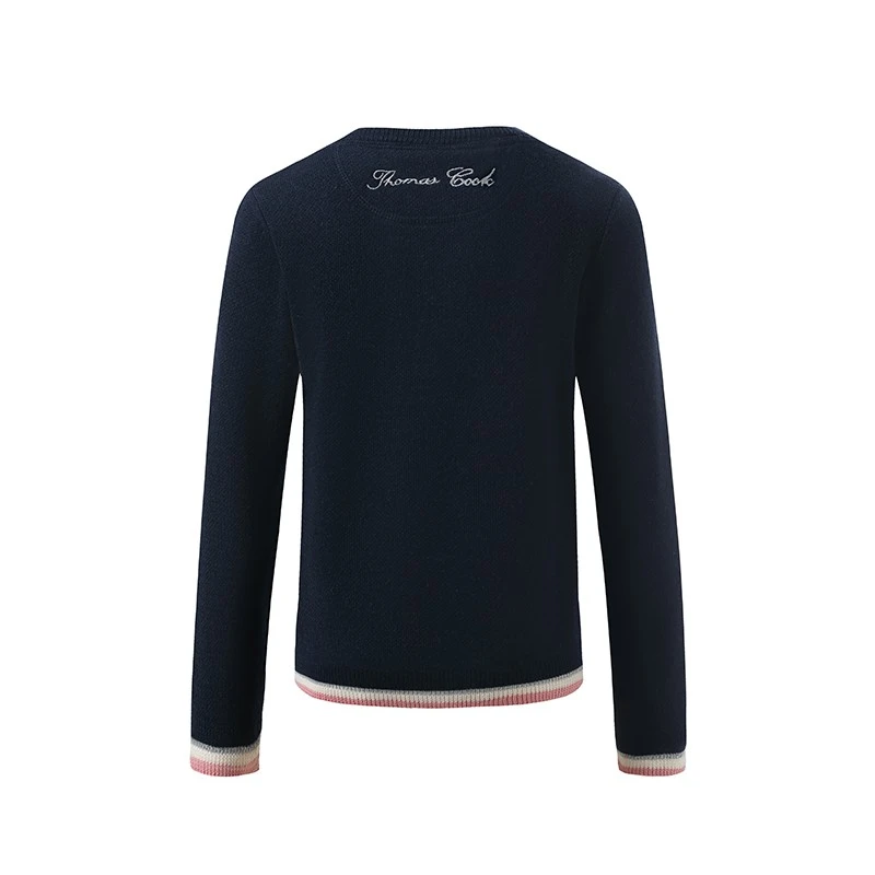 kids wool blend sweater with embroidery-1