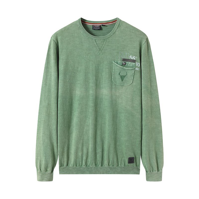 Men Knit Oversized Pullover