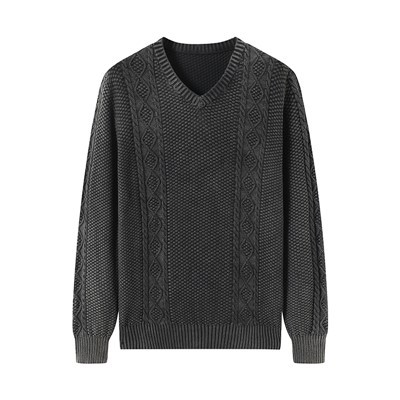 ژاکت کشباف مردانه یقه V